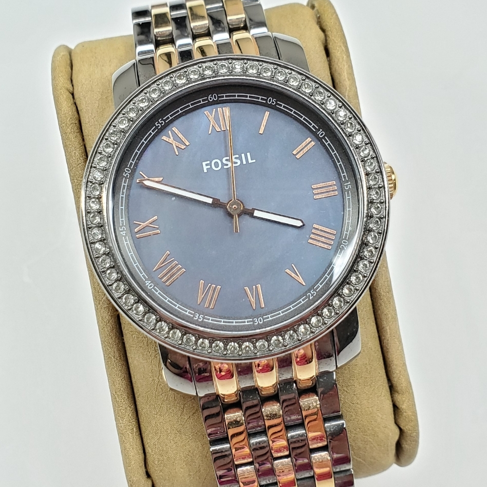 Mixed Metal Fossil Boyfriend Watch
